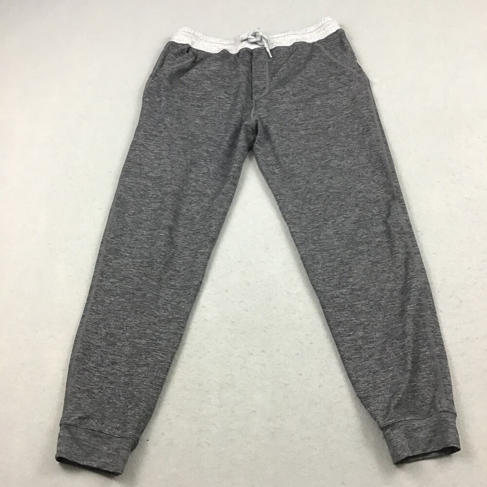 Marine Layer Pants Men Medium Gray Solid Weekend Sport Jogger Tapered Drawstring
